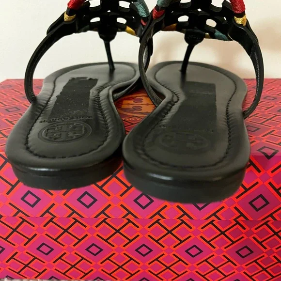 Tory Burch Miller Embroidered Sandals - Picture 6 of 11